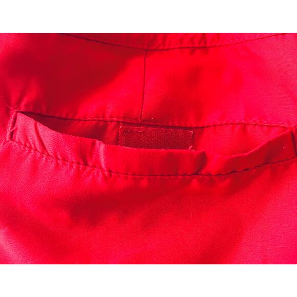 HOLLISTER CALIFORNIA SWIMWEAR TRUNKS, DRAWCORD, VELCRO FLY, MENS, M, RED, POCKET - Picture 10 of 11